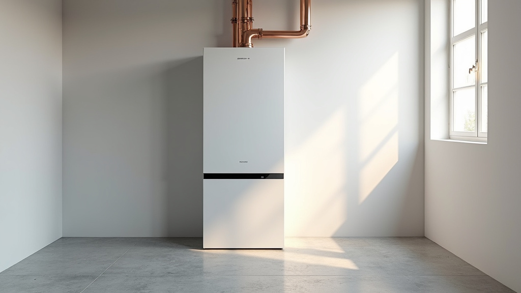 Installation d'une chaudière à condensation dans une chaufferie de maison individuelle