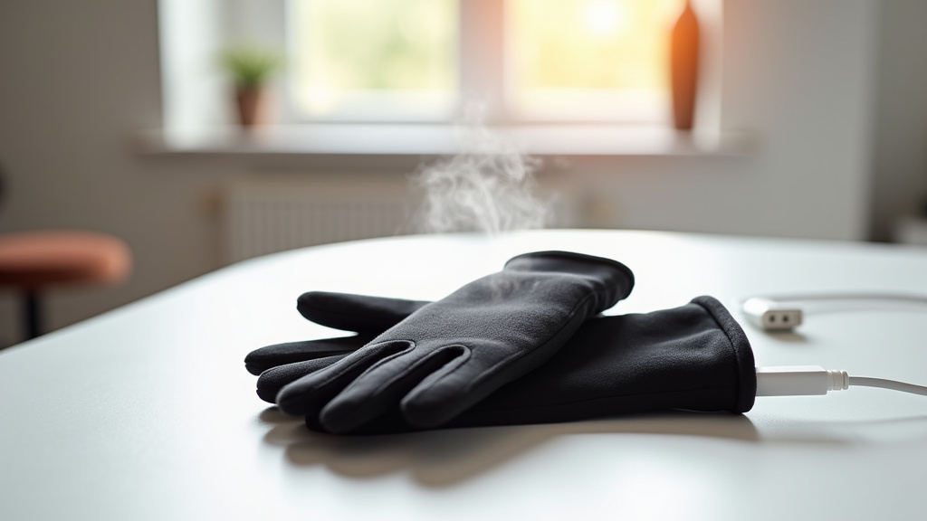 Gants chauffants de différentes tailles et modèles