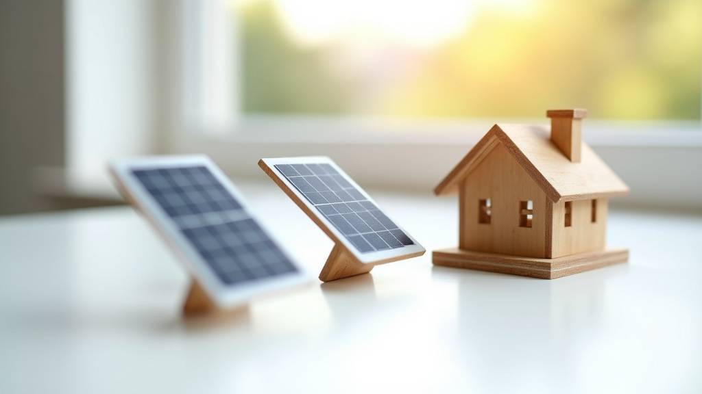Technicien installant des panneaux solaires sur une toiture
