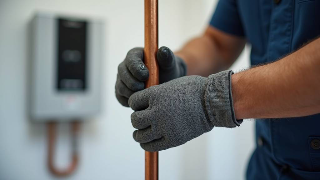 Plombier chauffagiste en train de suivre une formation sur les énergies renouvelables