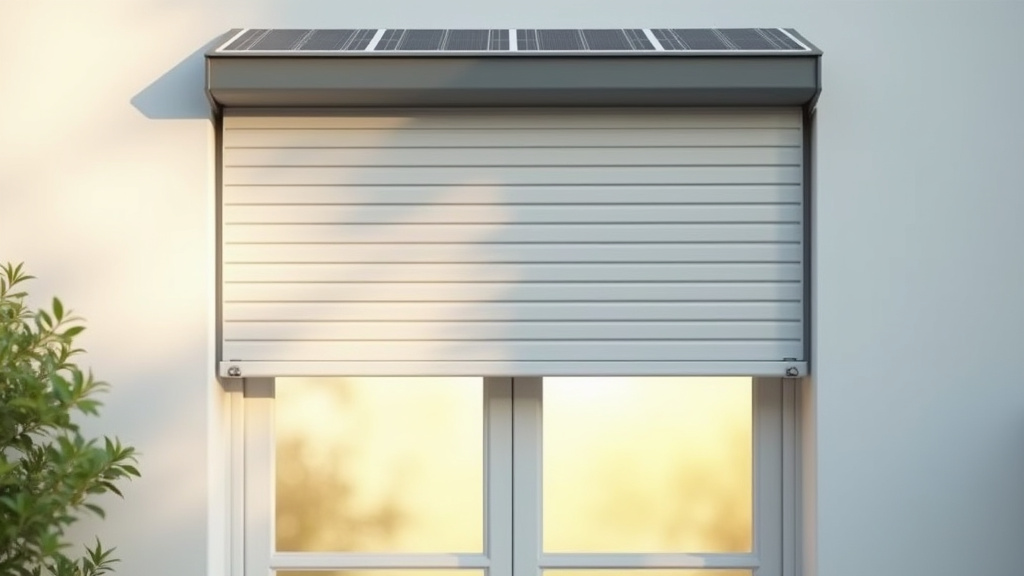 Installation d'un volet roulant solaire par un bricoleur