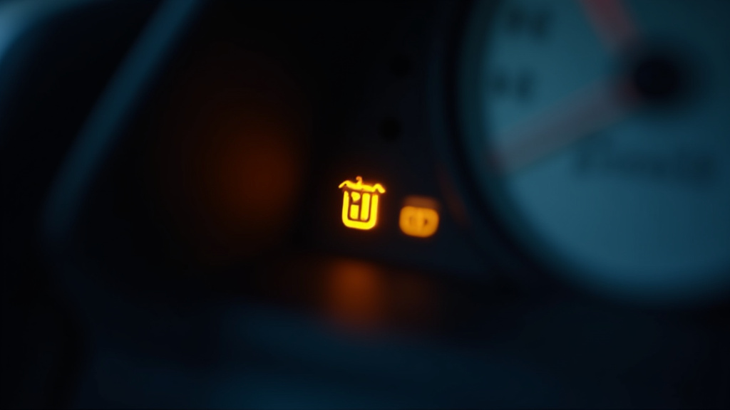 Voyant préchauffage diesel clignotant sur tableau de bord